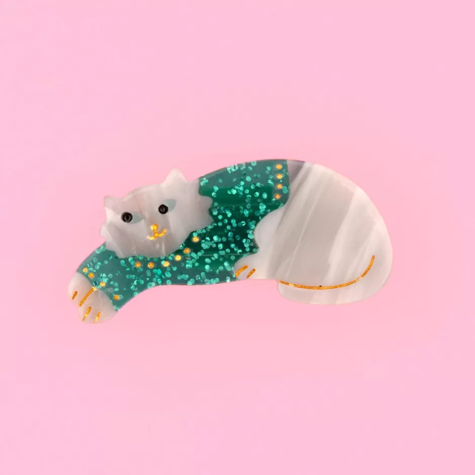 Coucou Suzette Barrette Chat pull d'hiver^ Barrettes