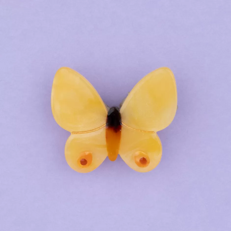 Coucou Suzette Barrette Papillon Jaune^ Barrettes