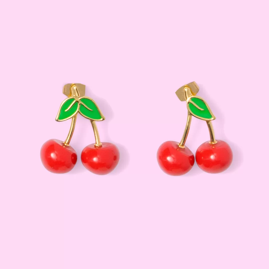 Coucou Suzette Boucles d’oreilles Cerise^ Bijoux