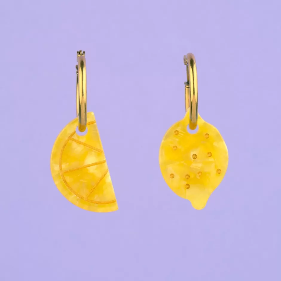 Coucou Suzette Boucles d'oreilles Citron^ Bijoux