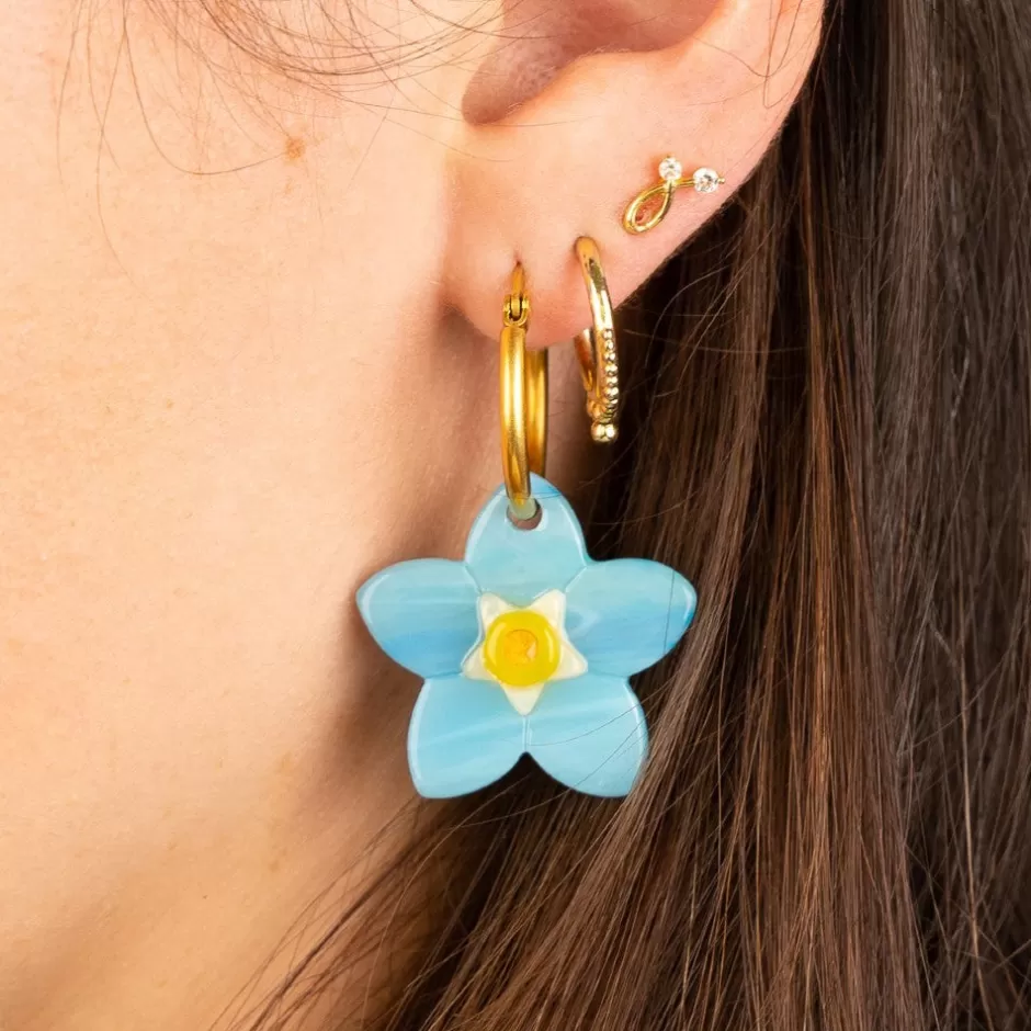 Coucou Suzette Boucles d'oreilles Myosotis^ Bijoux