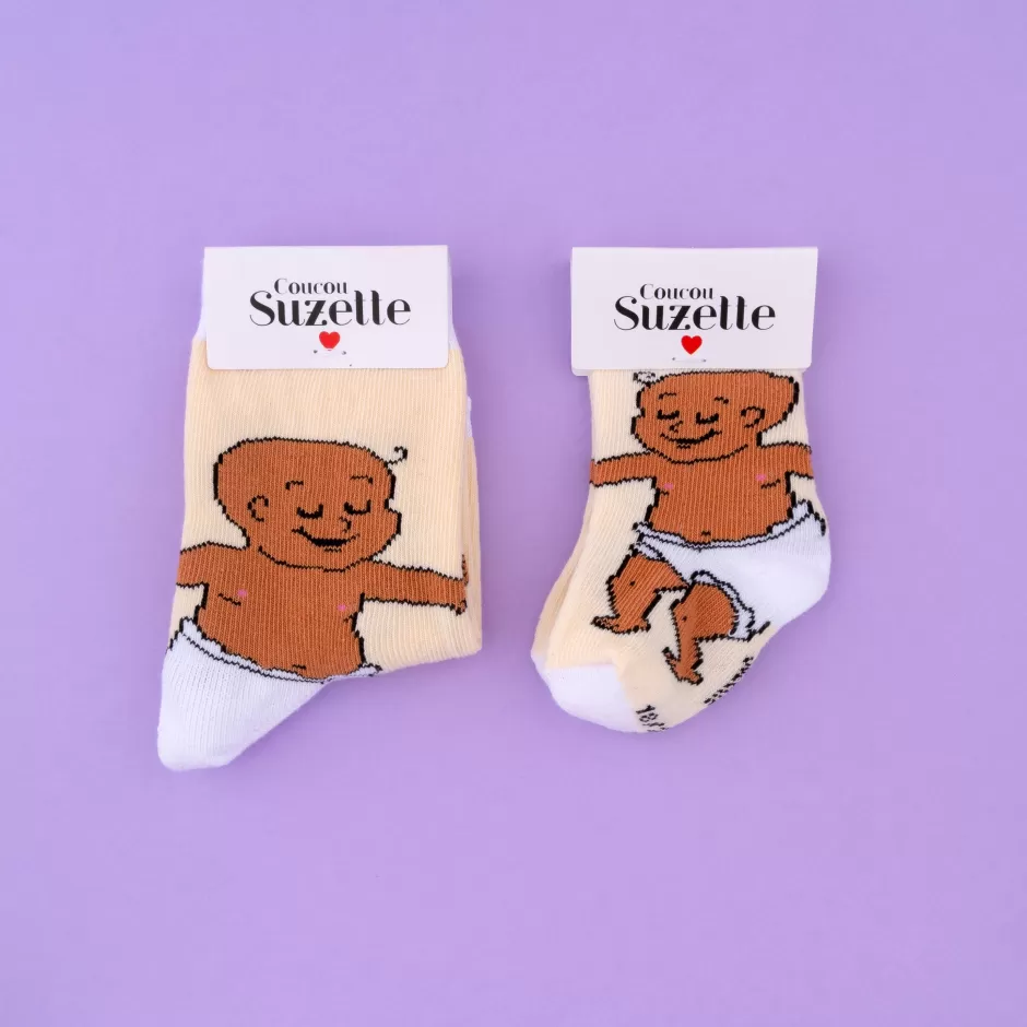 Coucou Suzette Chaussettes Bébé Mignon - Metisse^Enfant Chaussettes Enfants