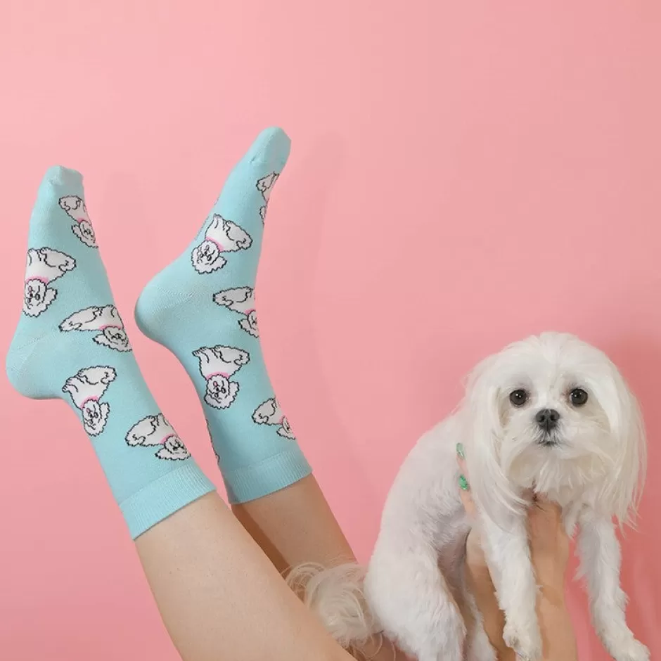 Coucou Suzette Chaussettes Bichon^ Chaussettes Coton