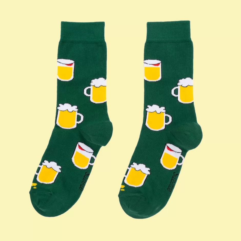 Coucou Suzette Chaussettes Bière^ Chaussettes Coton