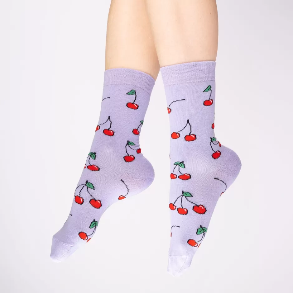 Coucou Suzette Chaussettes Cerise^ Chaussettes Coton