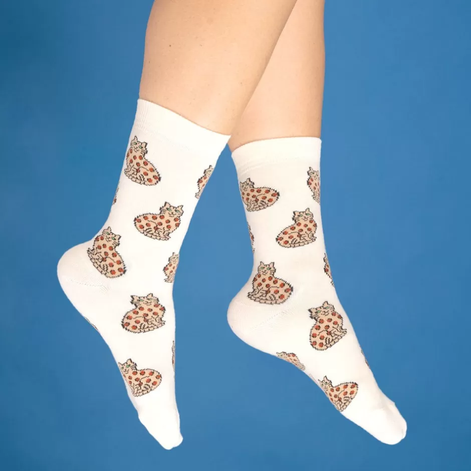 Coucou Suzette Chaussettes Chat Bengal^ Chaussettes Coton