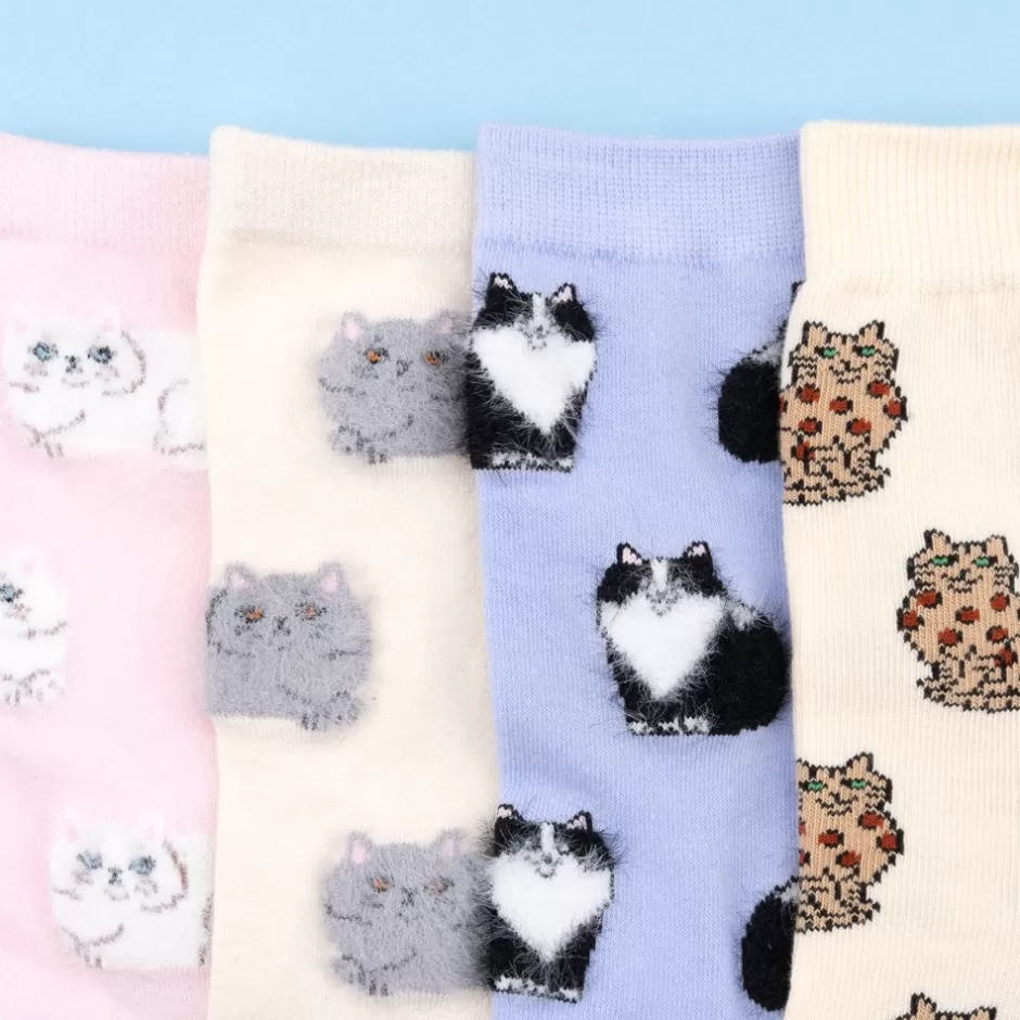 Coucou Suzette Chaussettes Chat Bengal^ Chaussettes Coton