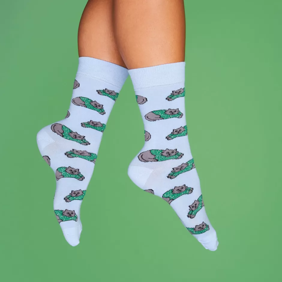 Coucou Suzette Chaussettes Chat pull d'hiver^ Chaussettes Coton