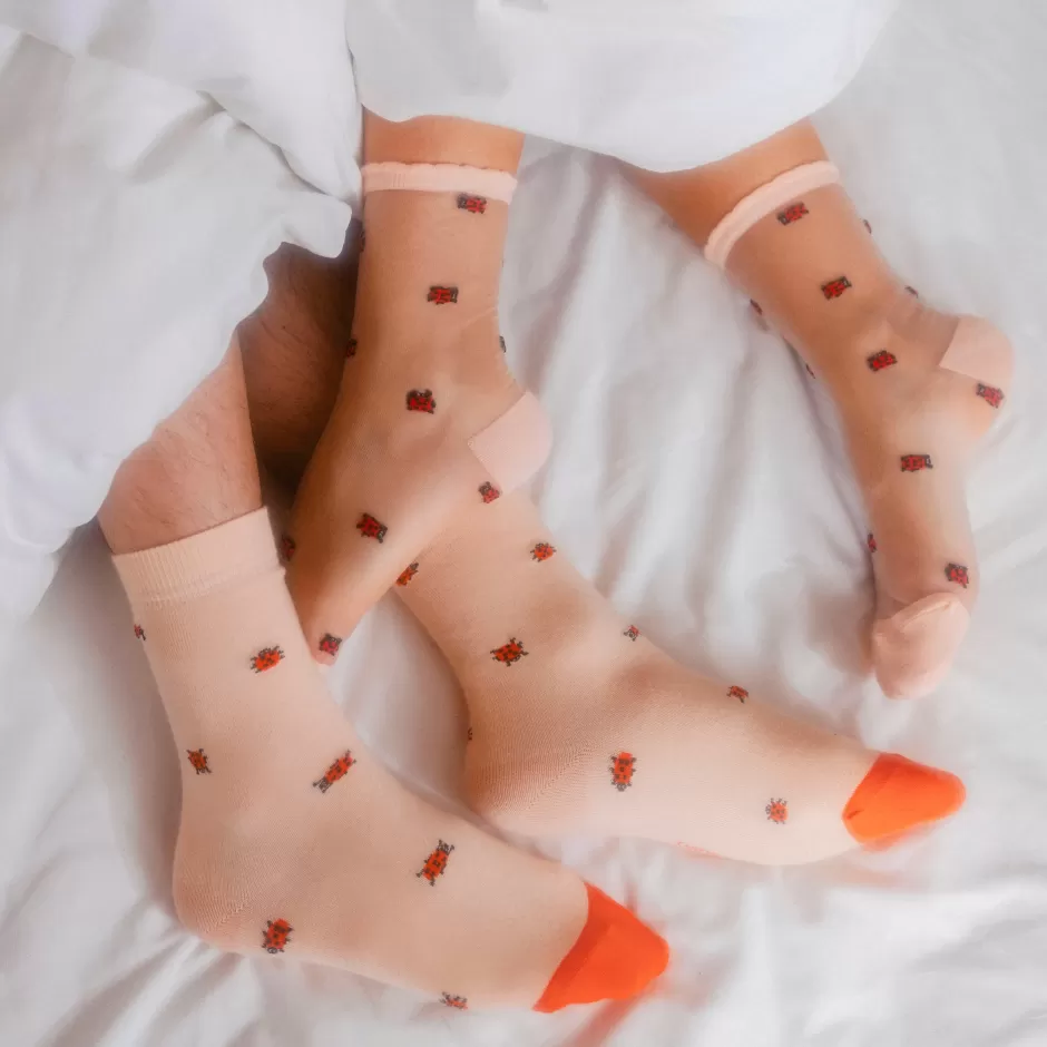 Coucou Suzette Chaussettes Coccinelle^ Chaussettes Coton