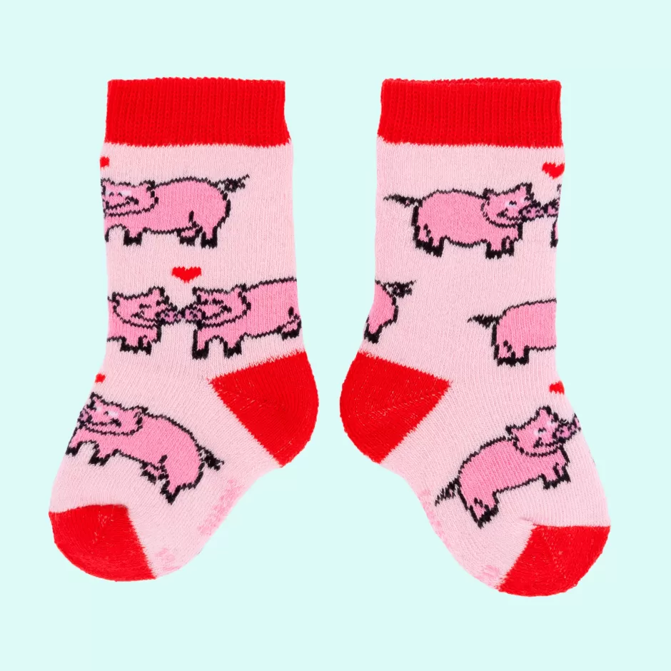 Coucou Suzette Chaussettes Cochons Amoureux - Enfant^Enfant Chaussettes Enfants