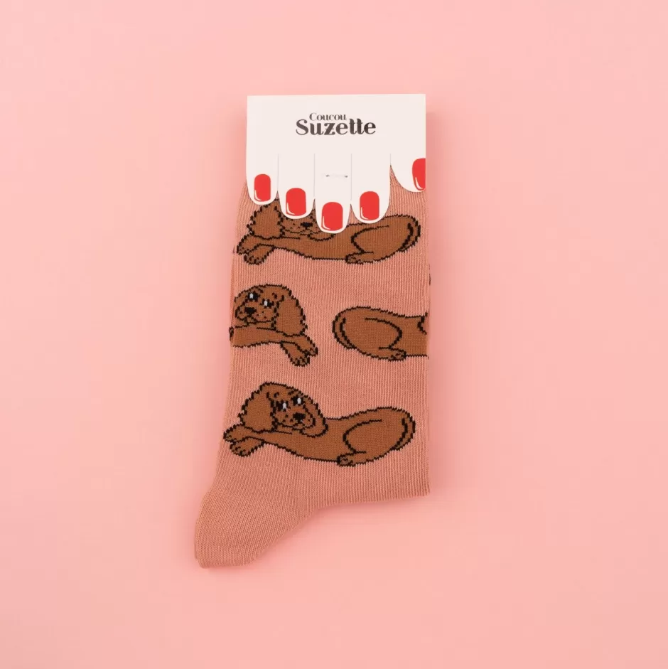 Coucou Suzette Chaussettes Cocker^ Chaussettes Coton