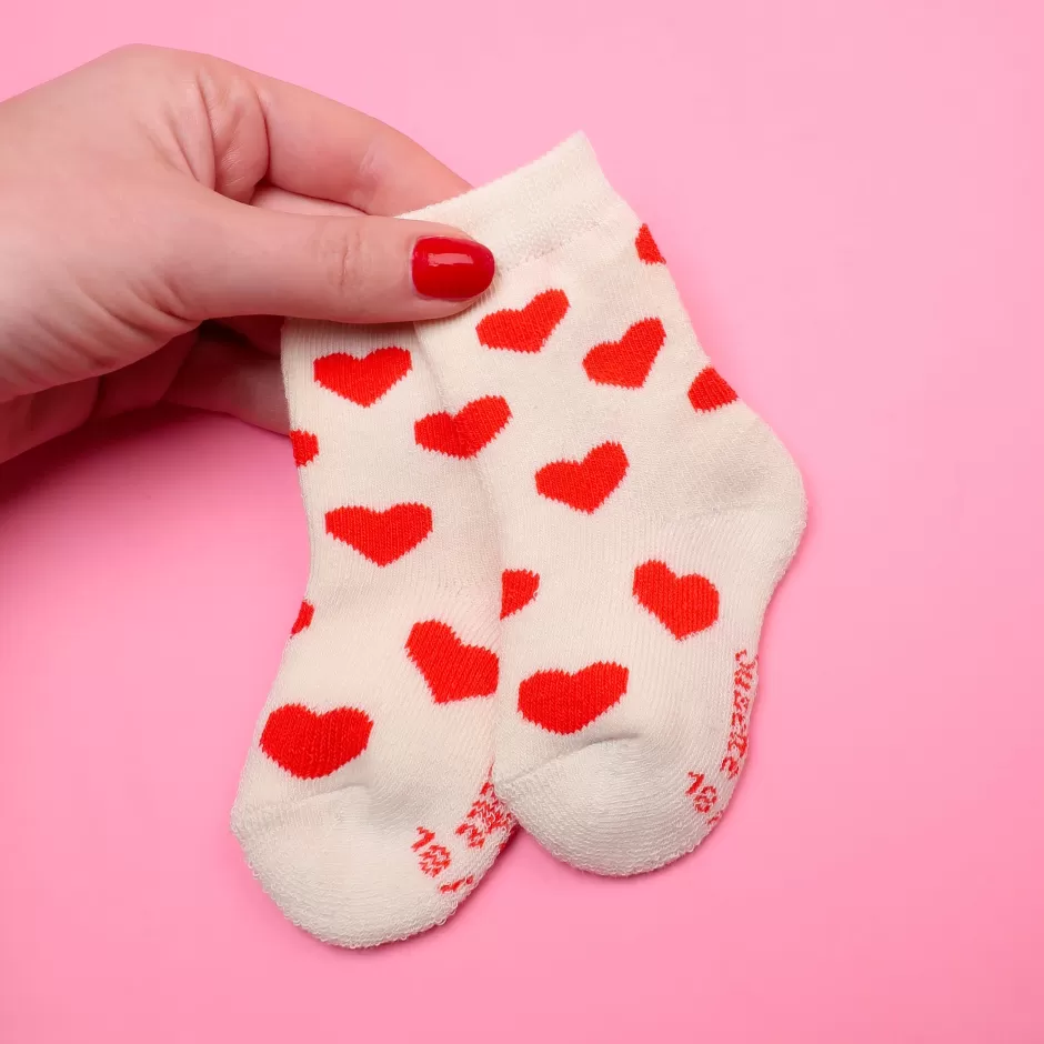 Coucou Suzette Chaussettes Coeur - Enfant^Enfant Chaussettes Enfants