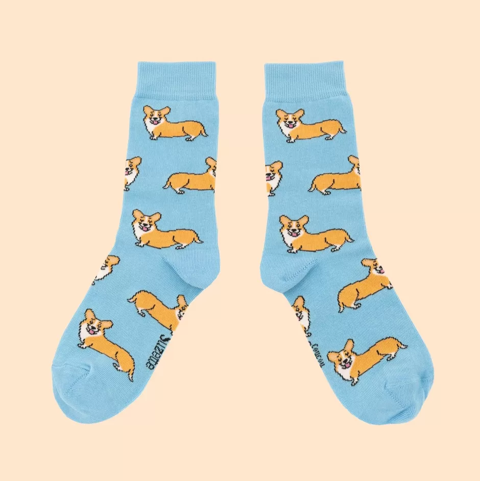 Coucou Suzette Chaussettes Corgi^ Chaussettes Coton