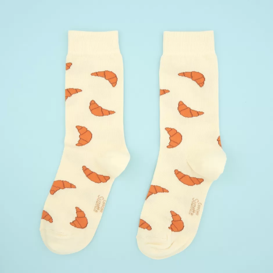 Coucou Suzette Chaussettes Croissant^ Chaussettes Coton