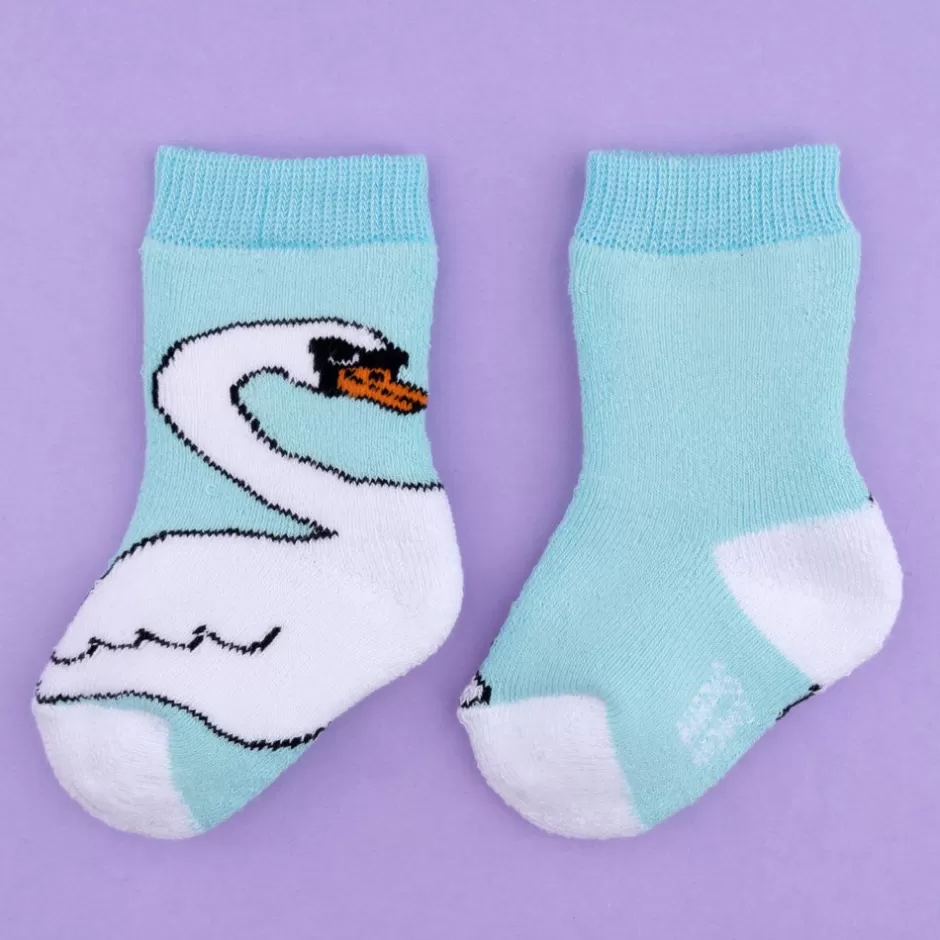 Coucou Suzette Chaussettes Cygne - Bébé^Enfant Chaussettes Enfants