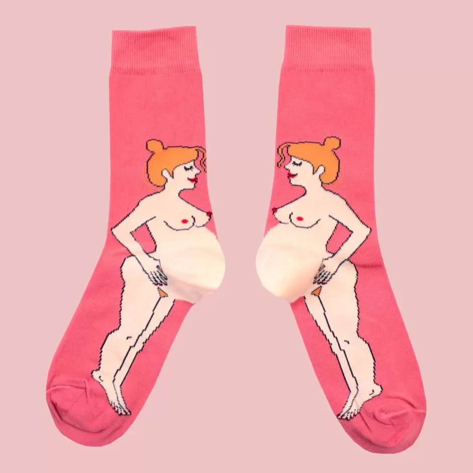 Coucou Suzette Chaussettes Enceinte - Rousse^ Chaussettes Coton