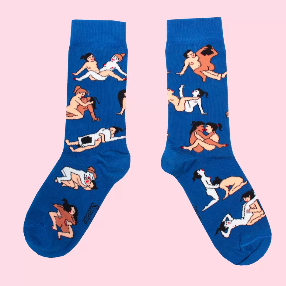 Coucou Suzette Chaussettes Kamasutra - Couples Gay Filles^ Chaussettes Coton