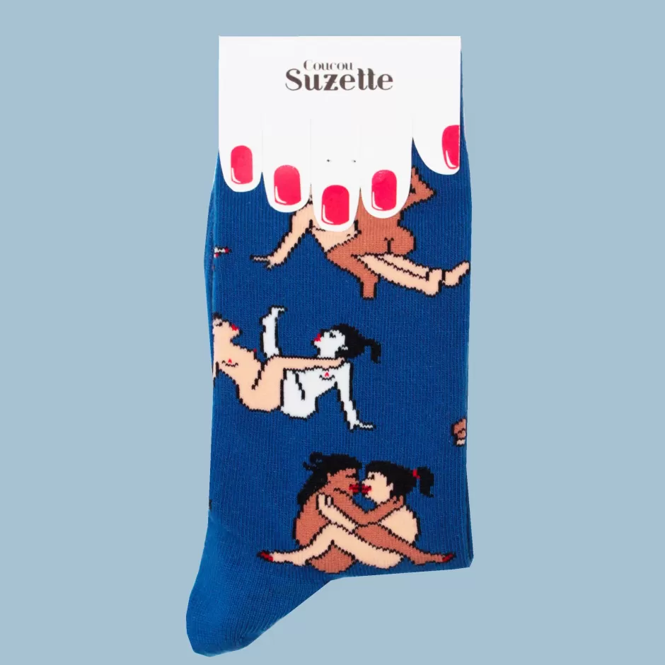 Coucou Suzette Chaussettes Kamasutra - Couples Gay Filles^ Chaussettes Coton