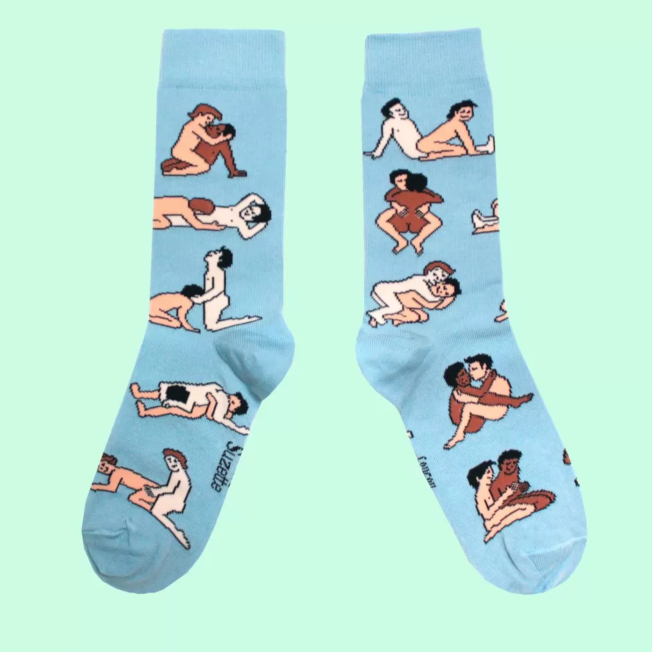 Coucou Suzette Chaussettes Kamasutra - Couples Gay Mecs^ Chaussettes Coton