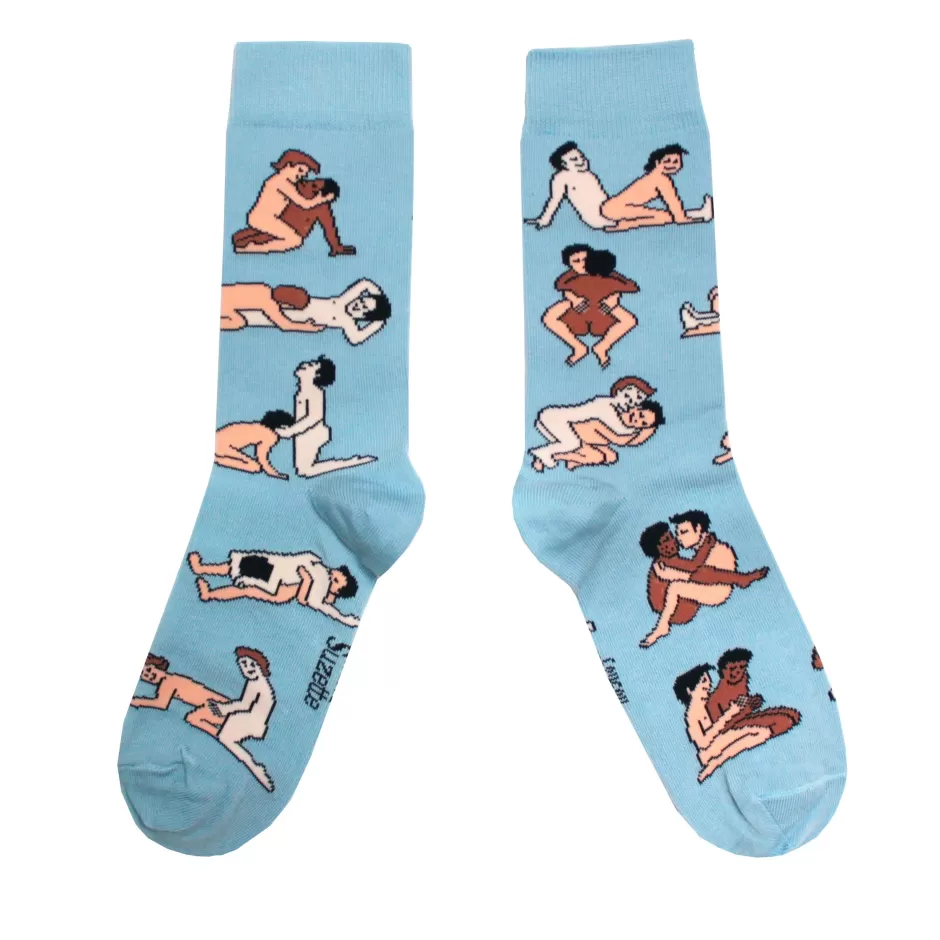 Coucou Suzette Chaussettes Kamasutra - Couples Gay Mecs^ Chaussettes Coton