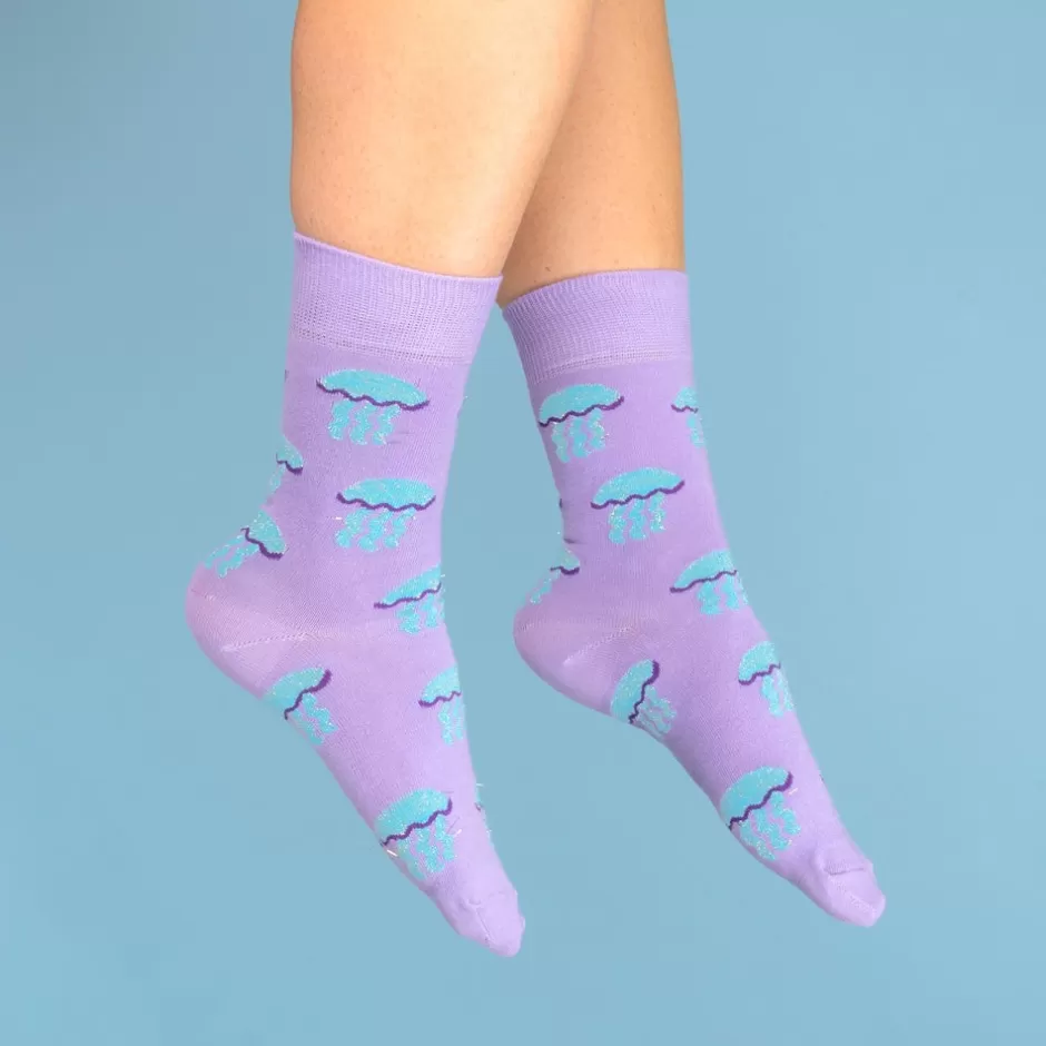 Coucou Suzette Chaussettes Méduse^ Chaussettes Coton