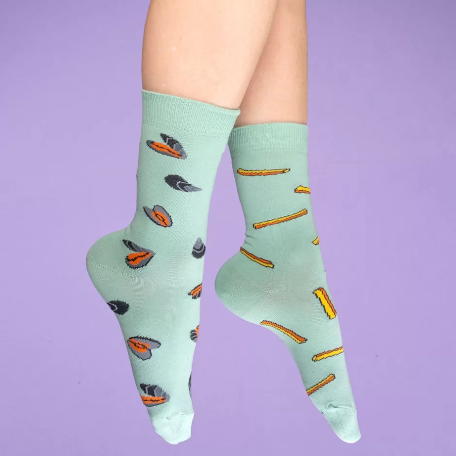 Coucou Suzette Chaussettes Moules Frites^ Chaussettes Coton