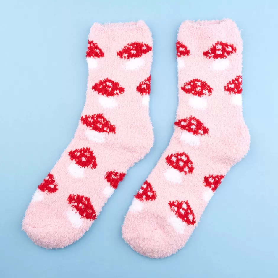 Coucou Suzette Chaussettes Moumoute Champignon^ Chaussons Et Chaussettes Moumoute | Chaussettes Coton