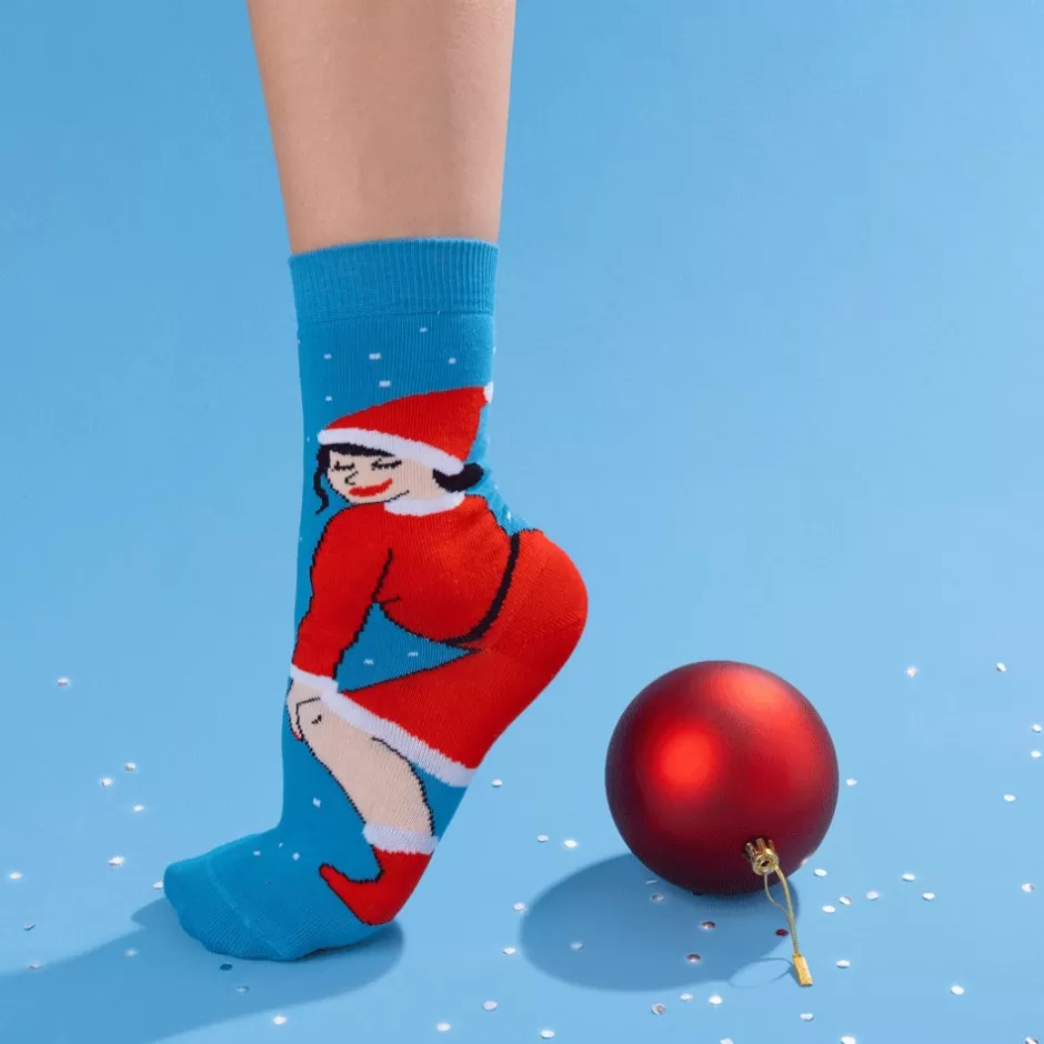 Coucou Suzette Chaussettes Mère Noël^ Chaussettes Coton