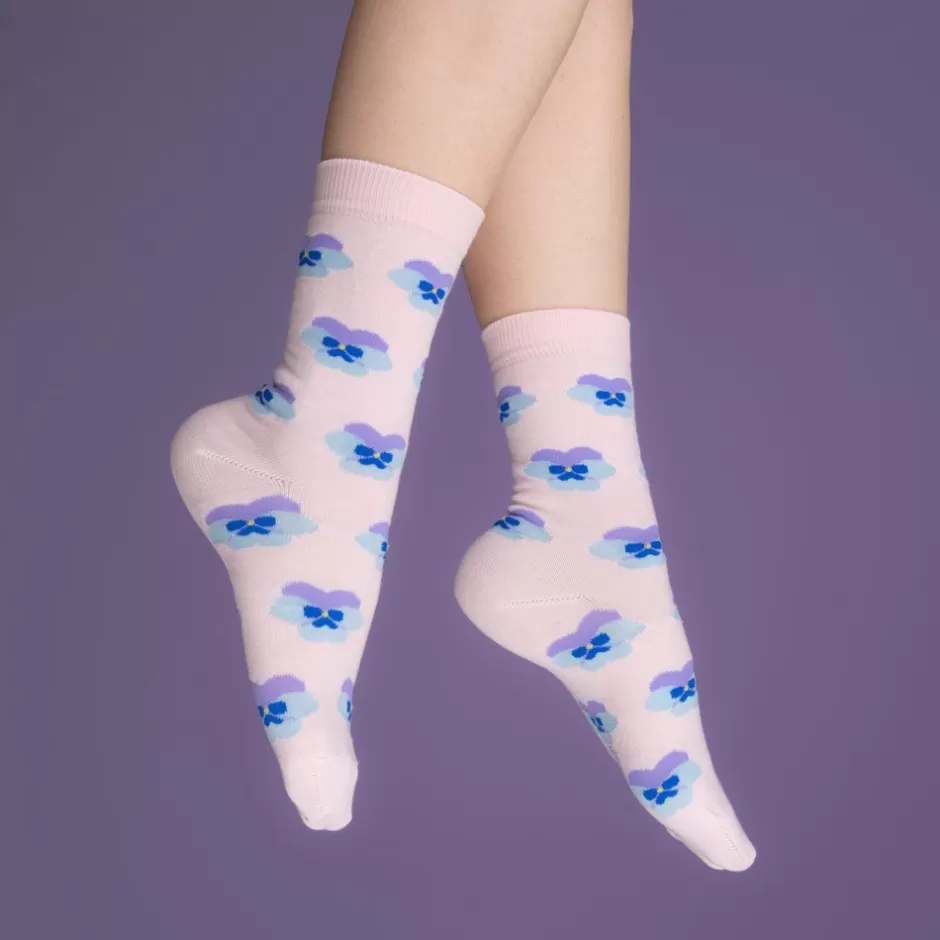 Coucou Suzette Chaussettes Pensée^ Chaussettes Coton