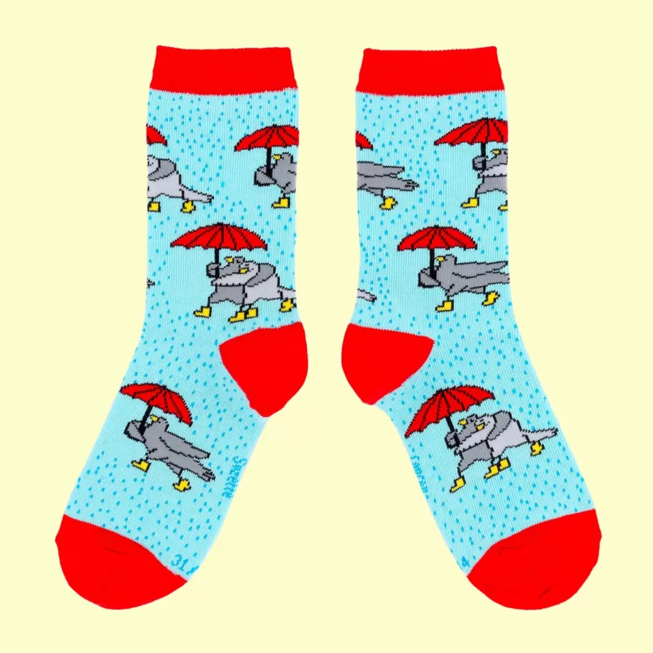 Coucou Suzette Chaussettes Pigeons Parapluie - Enfant^Enfant Chaussettes Enfants