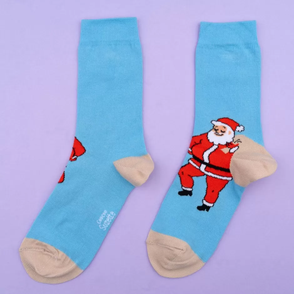 Coucou Suzette Chaussettes Père Noël^ Chaussettes Coton