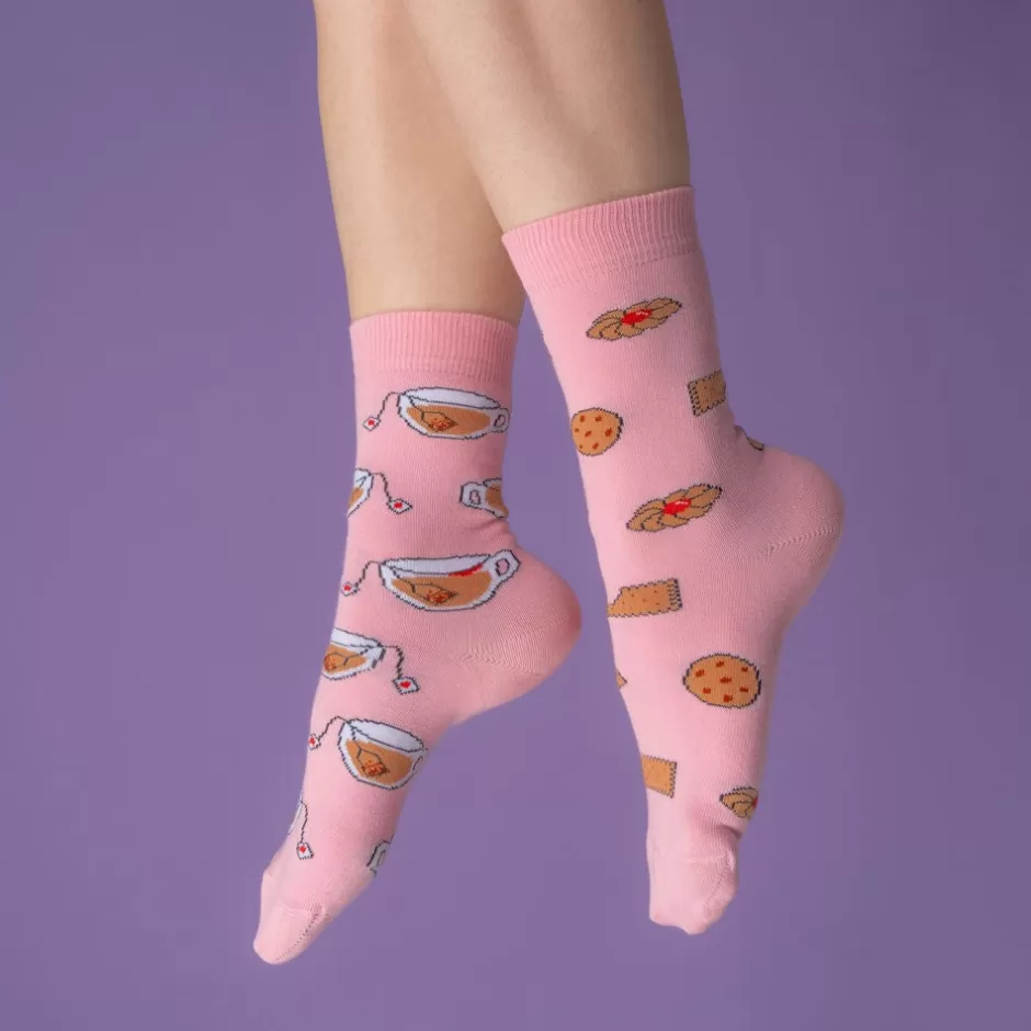 Coucou Suzette Chaussettes Tea Time^ Chaussettes Coton