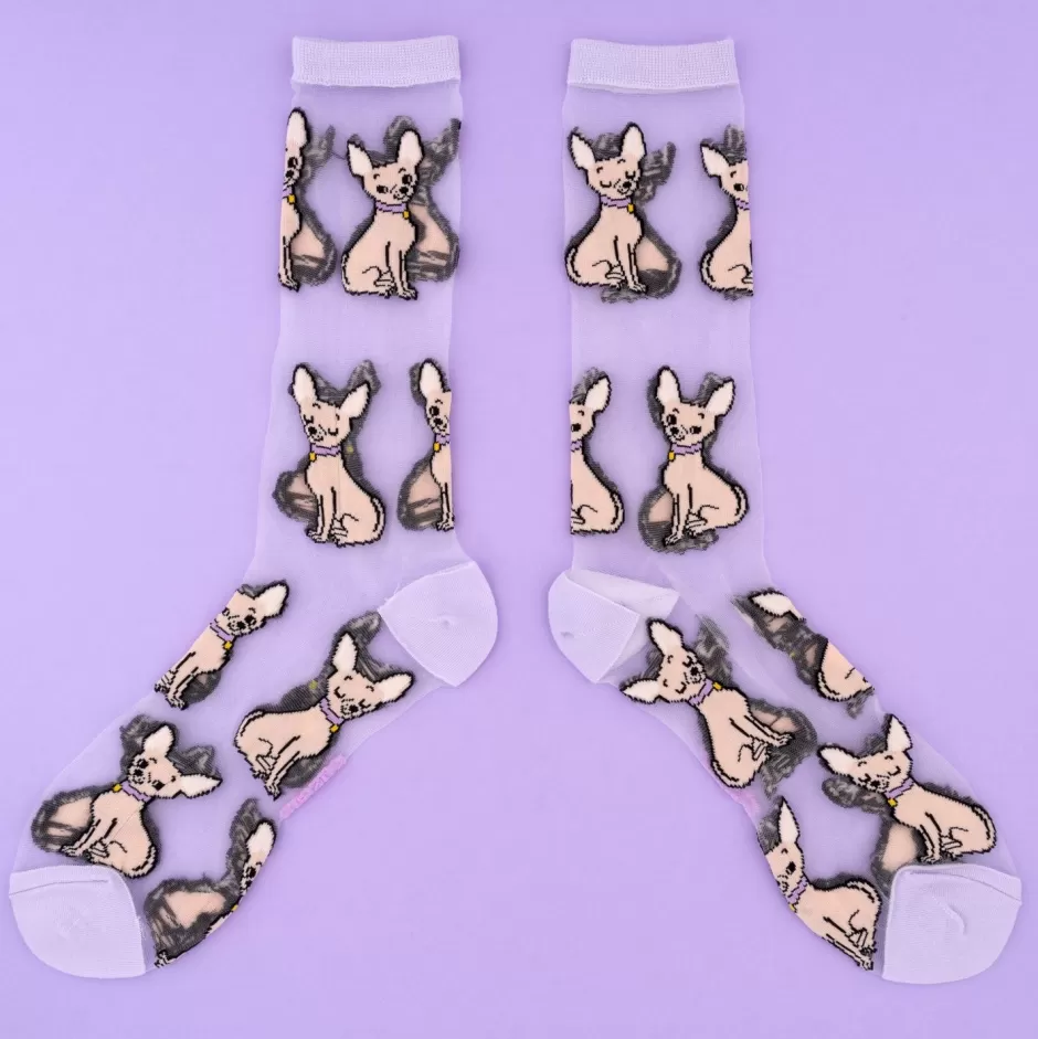 Coucou Suzette Chaussettes transparentes Chihuahua^ Chaussettes Transparentes