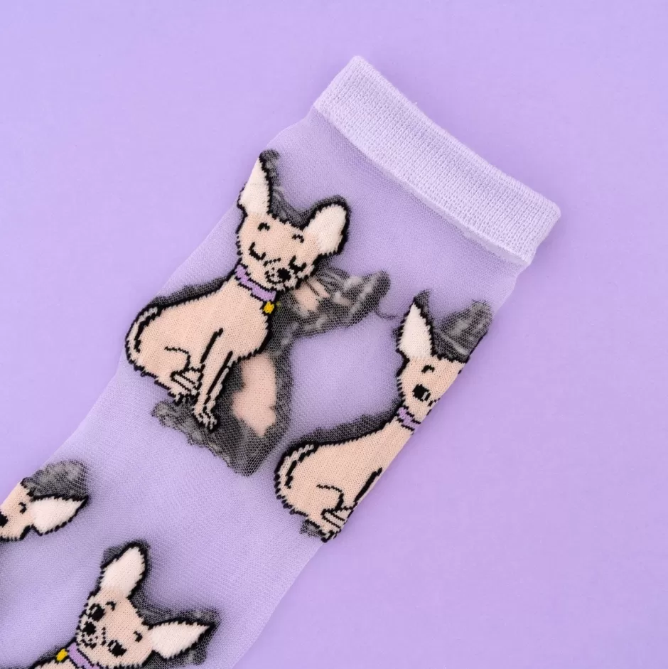 Coucou Suzette Chaussettes transparentes Chihuahua^ Chaussettes Transparentes