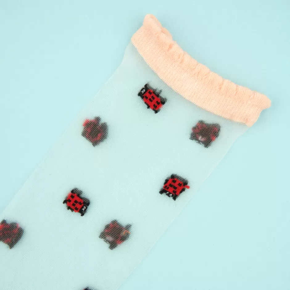 Coucou Suzette Chaussettes transparentes Coccinelle^ Chaussettes Transparentes