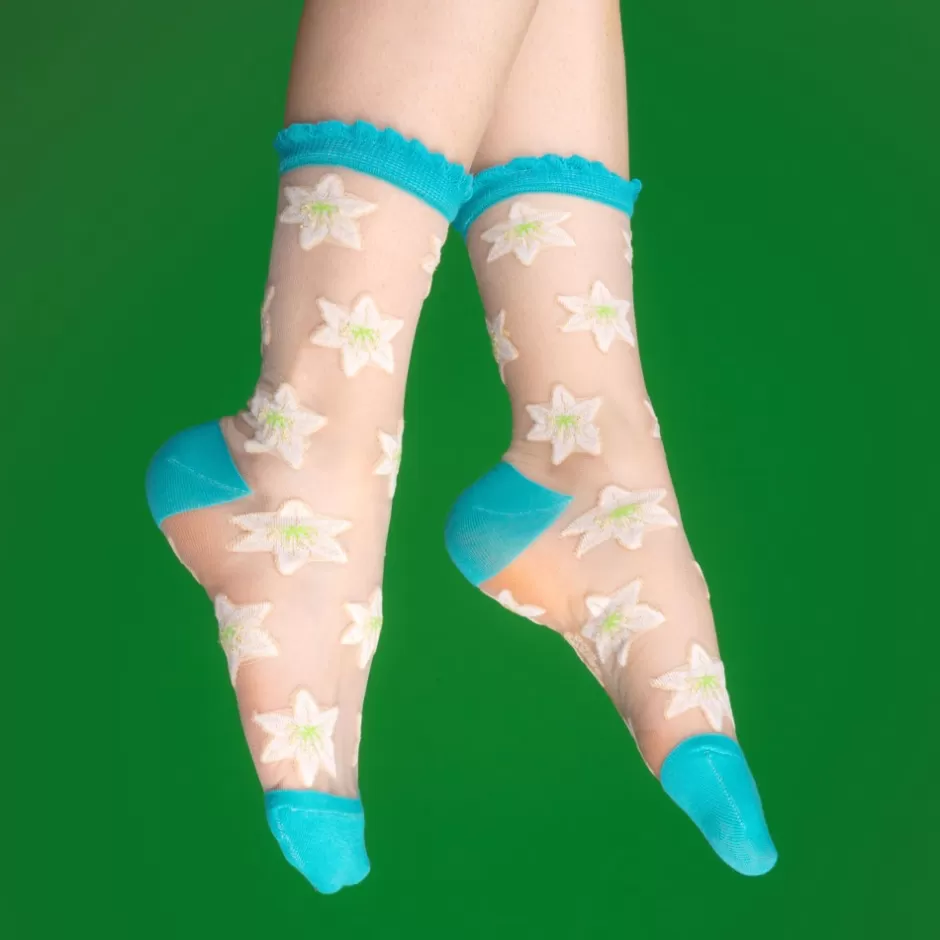 Coucou Suzette Chaussettes transparentes Lys^ Chaussettes Transparentes