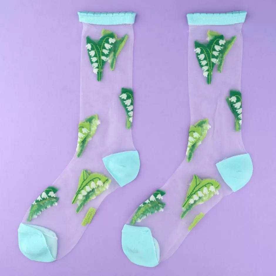 Coucou Suzette Chaussettes transparentes Muguet^ Chaussettes Transparentes