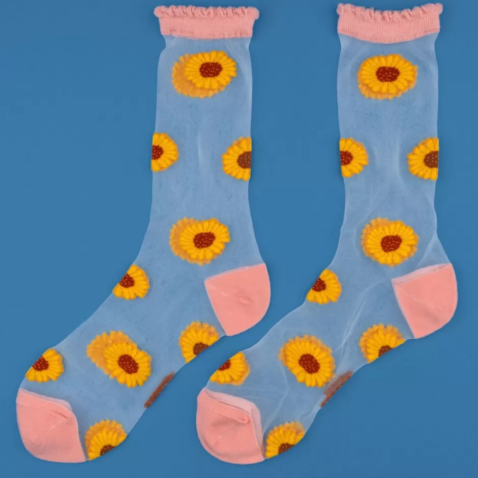 Coucou Suzette Chaussettes transparentes Tournesol^ Chaussettes Transparentes