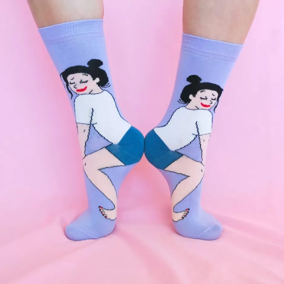 Coucou Suzette Chaussettes Twerk - Blanc^ Chaussettes Coton