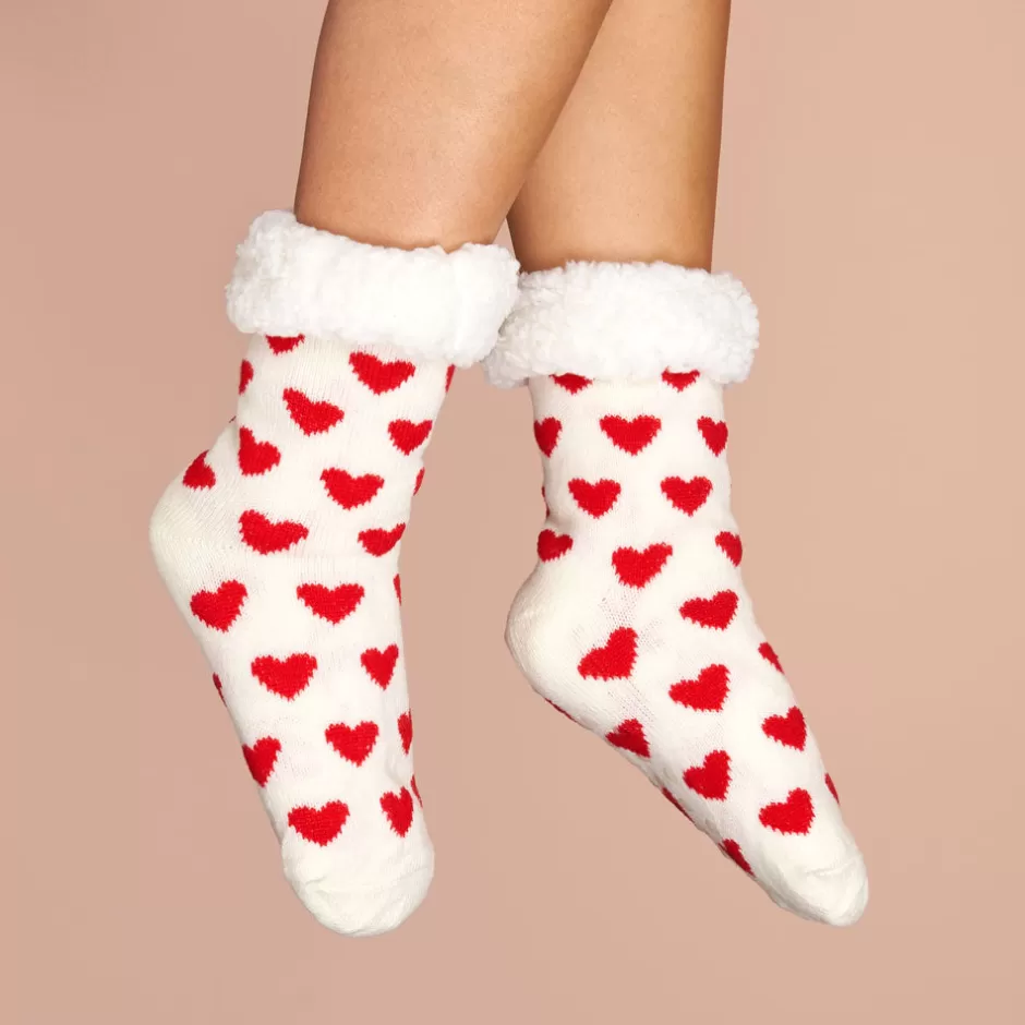 Coucou Suzette Chaussons Coeur^ Chaussons Et Chaussettes Moumoute