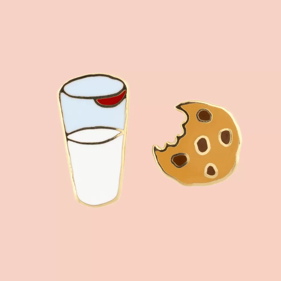 Coucou Suzette Duo pin's Cookie & Lait^ Pin's