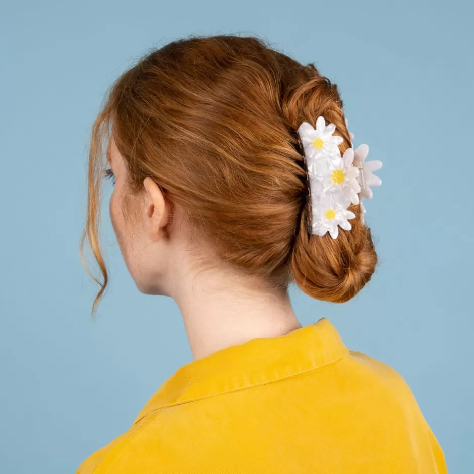 Coucou Suzette Grande pince à cheveux Pâquerettes^ Pinces À Cheveux | Grandes Pinces À Cheveux