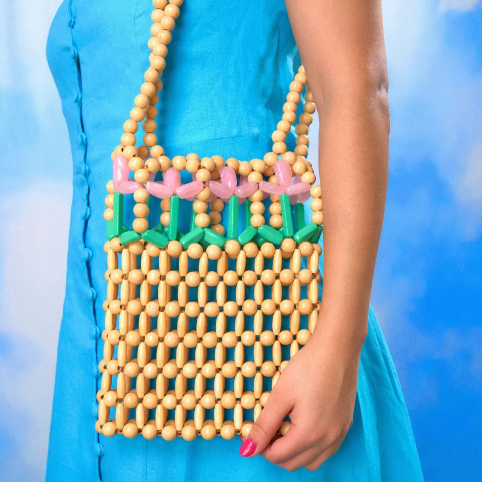 Coucou Suzette Sac en perles Tulipe^ Sacs En Perles